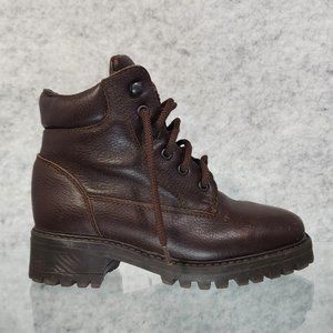 L.L. Bean - brown leather hiking boots